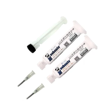 

2pcs/Lot MECHANIC PCB UV Photosensitive Inks White Oil Curable Solder Resist Ink BGA Mask Circuit Board Insulation Protection