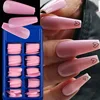100pcs / box Candy Color Ballet Nail Manicure Fake Coffin Nail Manicure Skills Long Nail Full Cover Manicure Fake Nail Manicure ► Photo 3/6