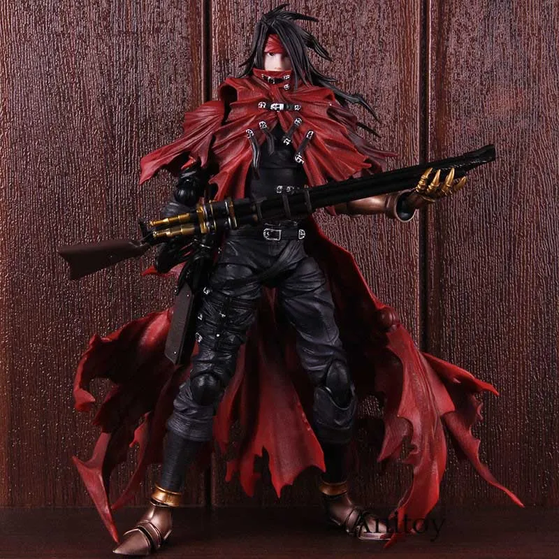 Dirge of Cerberus Final Fantasy VII Play Arts Kai Vincent Valentine фигурка экшн ПВХ Final Fantasy 7 Коллекционная модель игрушки