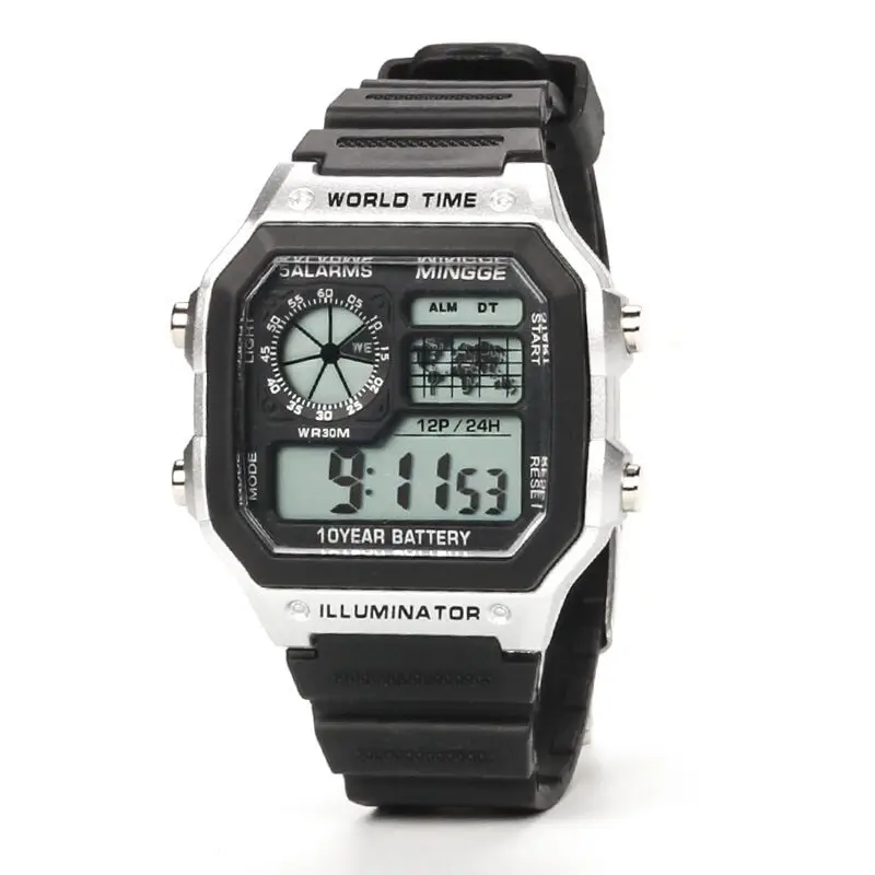 2021 new Military Digital Watches Men Sports Luminous Chronograph Waterproof Male Electronic Wrist Watches Relogio Masculino 
