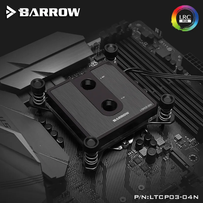 Barrow Платформа INTEL выделенная охлаждающая 115X холодная головка струйного типа микроканальный процессор с водяным охлаждением Джейн серия LTCP03-04N