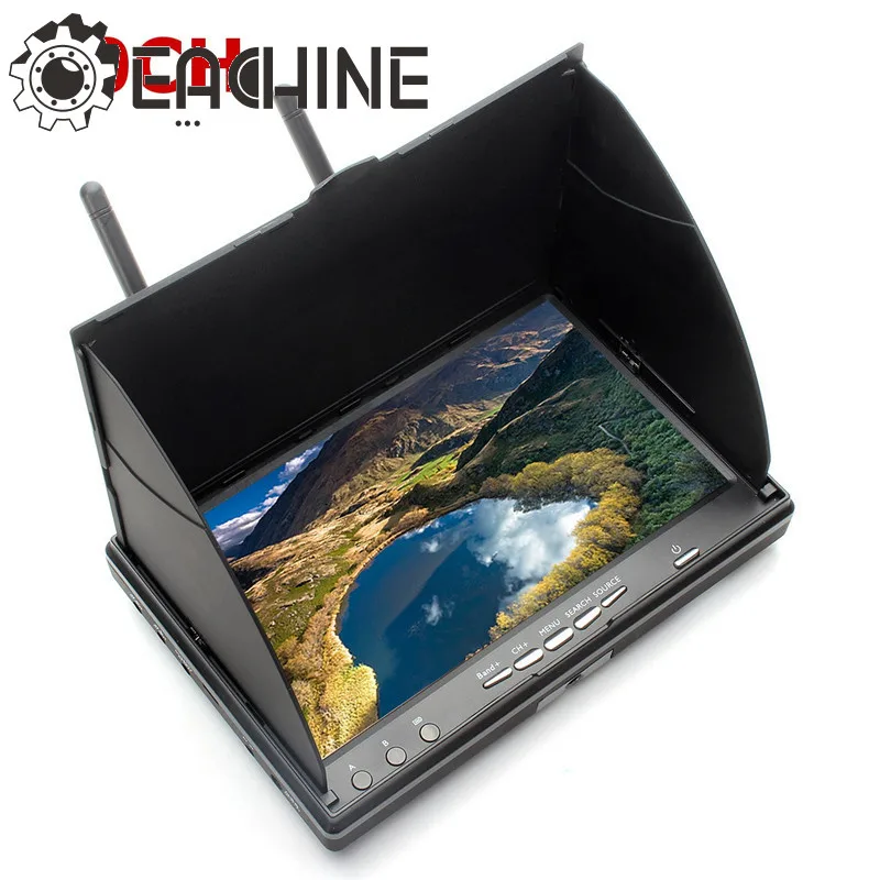 Нибиру LCD5802S 5802 40CH raceband 5.8 Г 7 дюймов разнесенного Мониторы со встроенным Батарея для FPV-системы MultiCopter