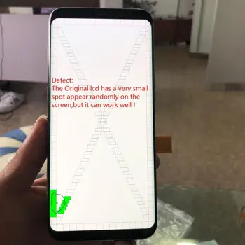

Original S8+ LCD For Samsung Galaxy S8 Plus lcd S8Plus G955F G955A LCD Display With Frame Touch Screen Digitizer Defect Assembly