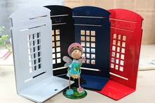 

one pair of lovely big vintage telephone booth shape bookends