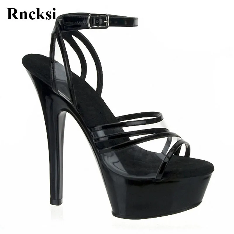 Rncksi Women Girl Pole Dance Sexy Shoes Fashion Night Club Party Sandals 15cm High Heels Stiletto And Platform | Обувь