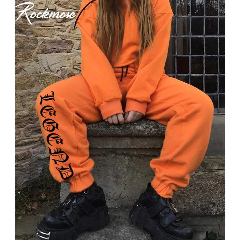 Rockmore Letter Print Sweatpants Women Harajuku Pencil Pants Panelled Joggers Wide Leg Sweat Pant Plus Size High Waist Trousers Rockmore Letter Print Sweatpants Women Harajuku Pencil Pants Panelled Joggers Wide Leg Sweat Pant Plus Size High Waist Trousers
