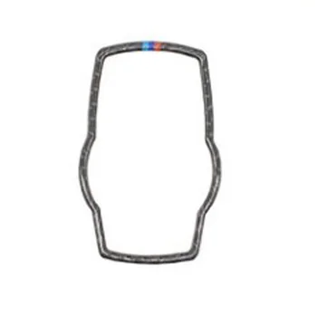 

Parts Multimedia Buttons Trim 1pc Car Carbon Fiber Frame For BMW 3/4 Series Interior Panel Decal