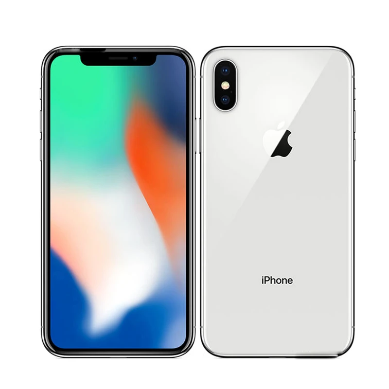 Used Unlocked Cell phone Apple iPhone X 5.8" 3GB+64GB/256GB 4G LTE  A11 CPU Wireless Charge best apple cell phone for seniors