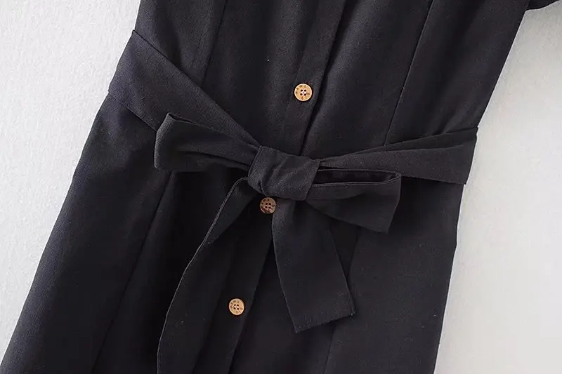 Женское винтажное однобортное платье с коротким рукавом и круглым вырезом, женское платье-миди, vestidos, шикарный бренд, пояса с бантом, повседневные платья DS919