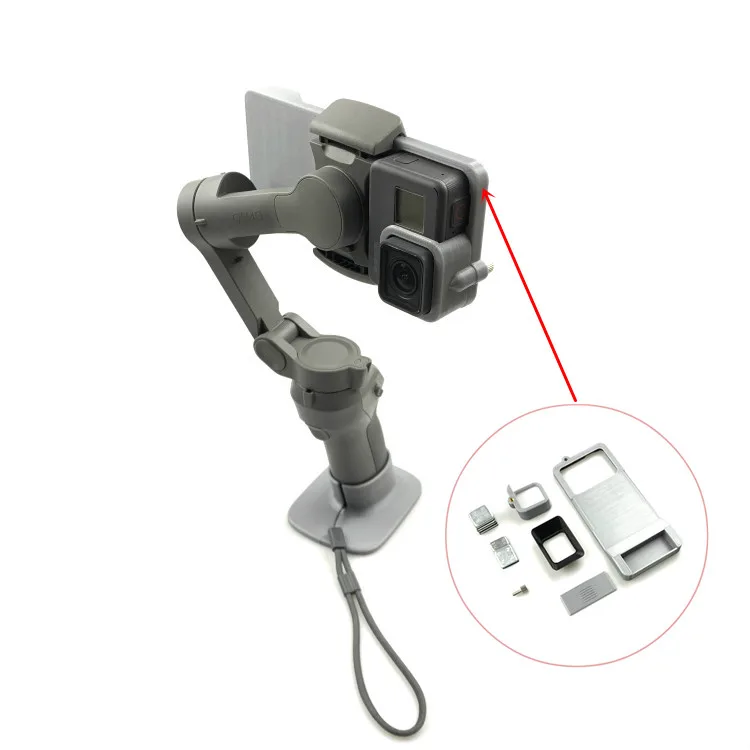 

3D printing GoPro Hero5/6/7 Mounting adapter For DJI OSMO Mobile3 Accessories