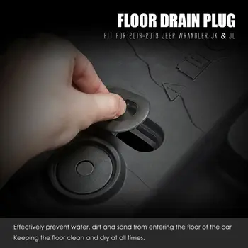 

Parts Rubber plug For Jeep Wrangler JK JL 2014-2020 Oval Rubber Durable