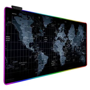 

Gaming Mouse Pad RGB Large Mouse Pad Game Player Big Mouse Pad Computer Mouse Pad LED Backlight Surface Mouse Pad Keyboard Desk