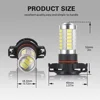 AIEO Car Fog Lamp  PSX24W PS24W LED H16 5202 5201 Auto Bulb Fog light 5670 Chip 33 SMD 600LM 3000K white 6000K 1 year warranty ► Photo 3/6