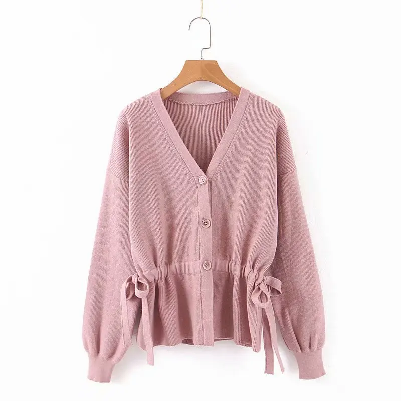 

woah 2019 The European and American fashion cardigan sweater XL48-2057