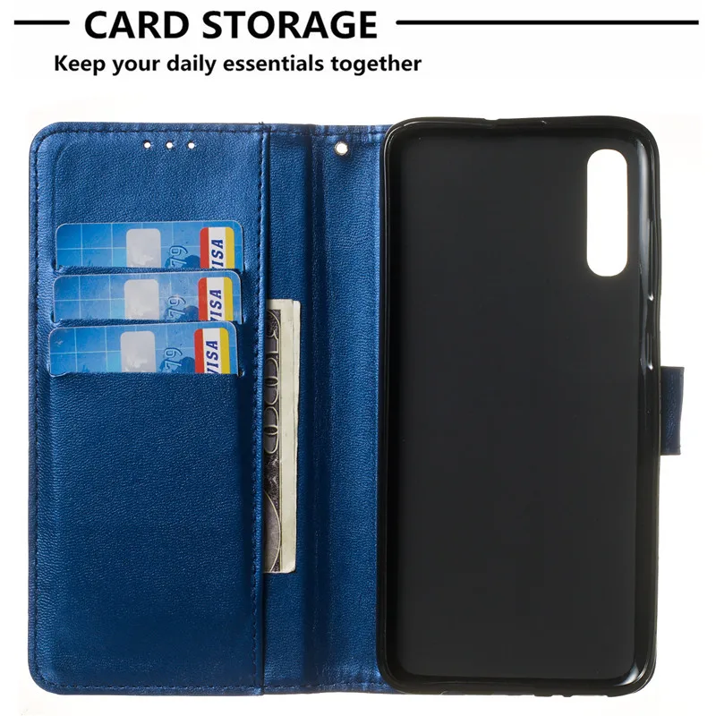 Fashion PU Leather Case for Samsung Galaxy A50 A10 A20 A30 A40 A70 A60 A20E A80 M10 M20 M30 M40 Flip Wallet With Card Slot Cover