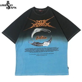 

Lindsey Seader 2020 Men Unisex Abstract Paint Tshirt Short Sleeve Casual Fashion Loose Version Design Hiphop T-Shirts Top Tee