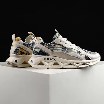 

Hot Style New Men's Graffiti shoes men sneakers for autumn walking shoes breathable streetwear hip hop Footwear young Lace-up