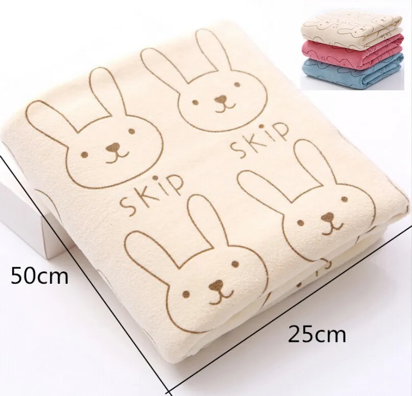 Стильное и удобное мягкое банное полотенце для малышей, Хлопковое полотенце для душа с рисунком кролика, подарок для новорожденных