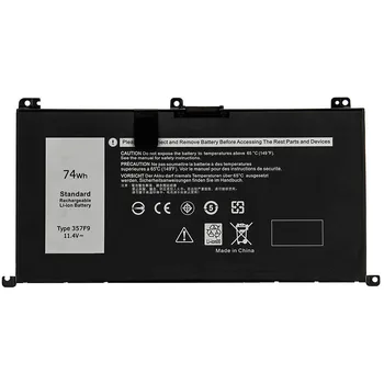 

New 357F9 11.1V 74Wh 6333mAh battery for DELL 15 7000 7559 7566 7567 7759 357F9 P57F laptop free shipping