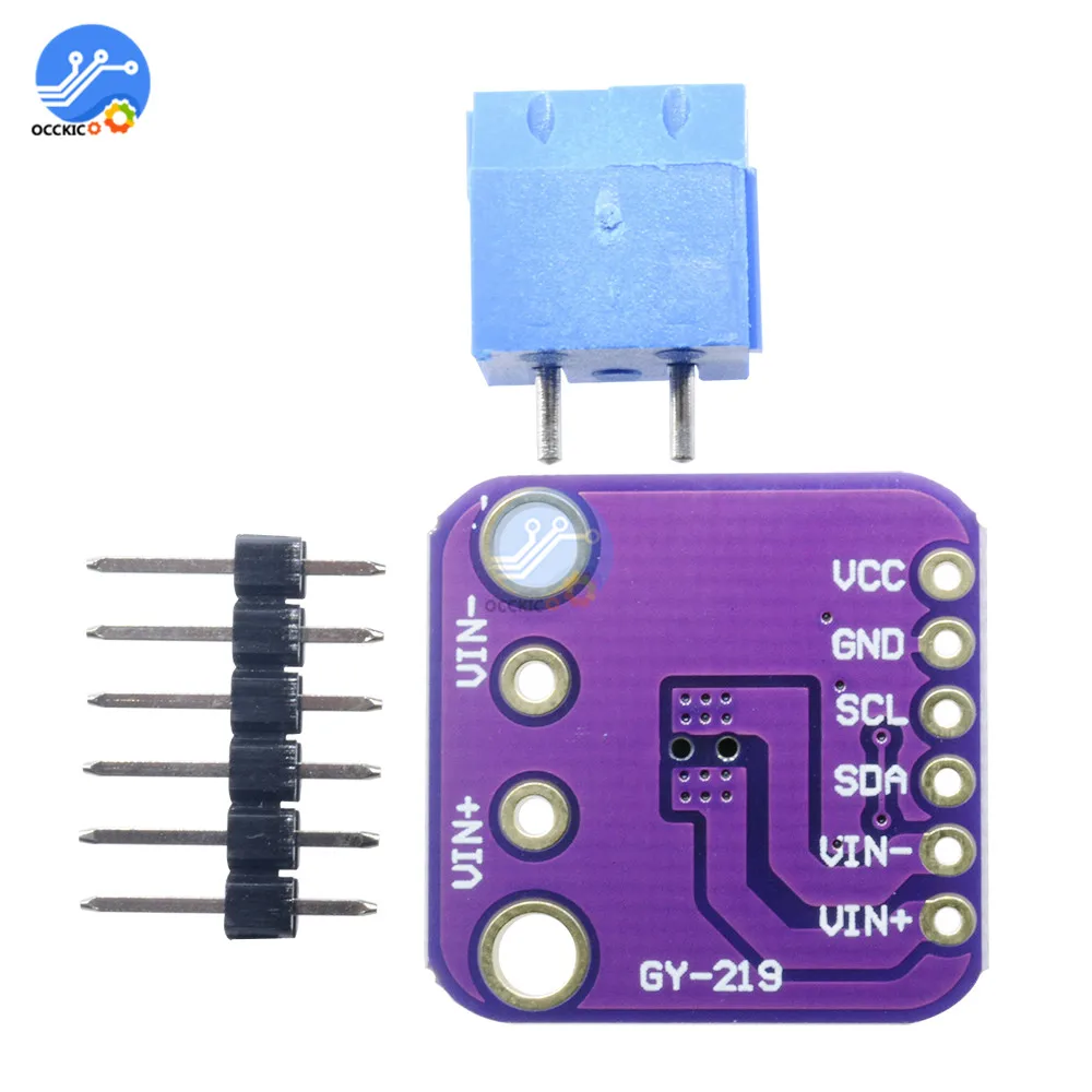 INA219 GY 219 GY219 ток источник питания Breakout модуль датчика для Arduino DIY Bi direction DC
