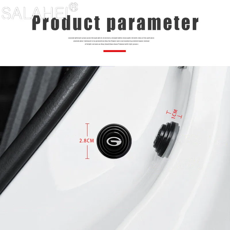 For Geely Atlas Coolray Mk Cross Boyue NL3 X6 EX7 Emgrand X7 SUV GS GT GC9 Car Sticker Door Soundproof Shock Absorber Car Goods
