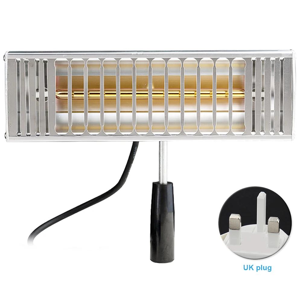 

1000W Filter Drying Solar Film Infrared Heating Portable Paint Curing Lamp Baking Car Body Exhaust Repair Auto Spray Handheld