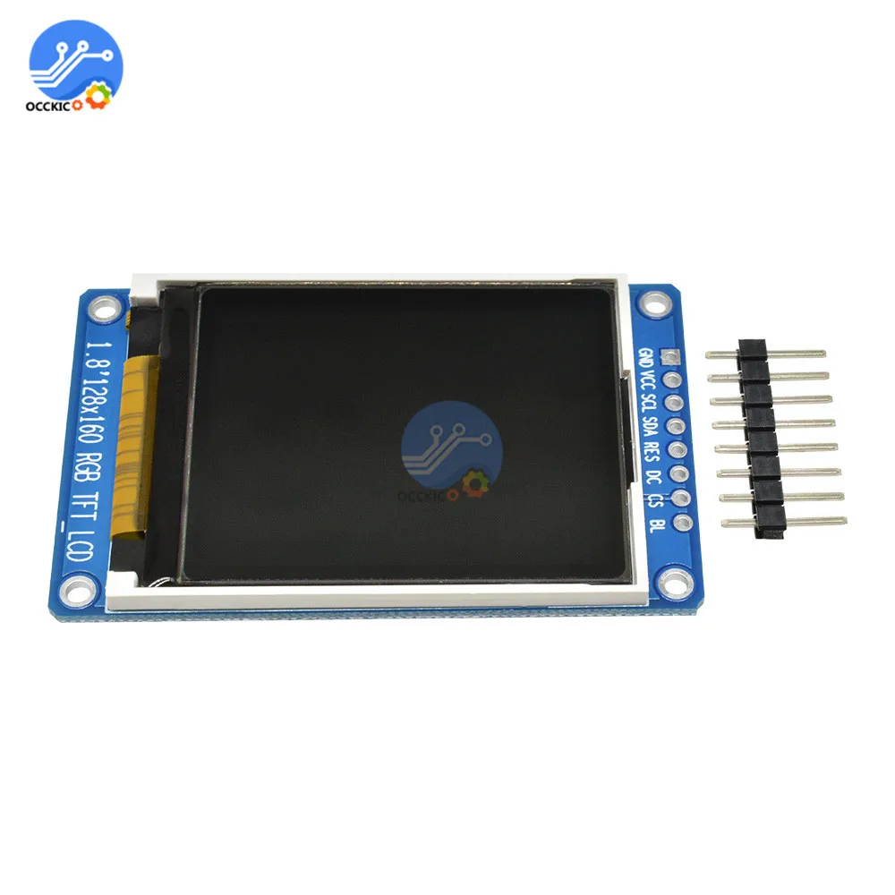 Модуль ЖК дисплея с органическим светодиодом 1 8 дюйма полноцветный RGB 128x160 TFT ST7735S