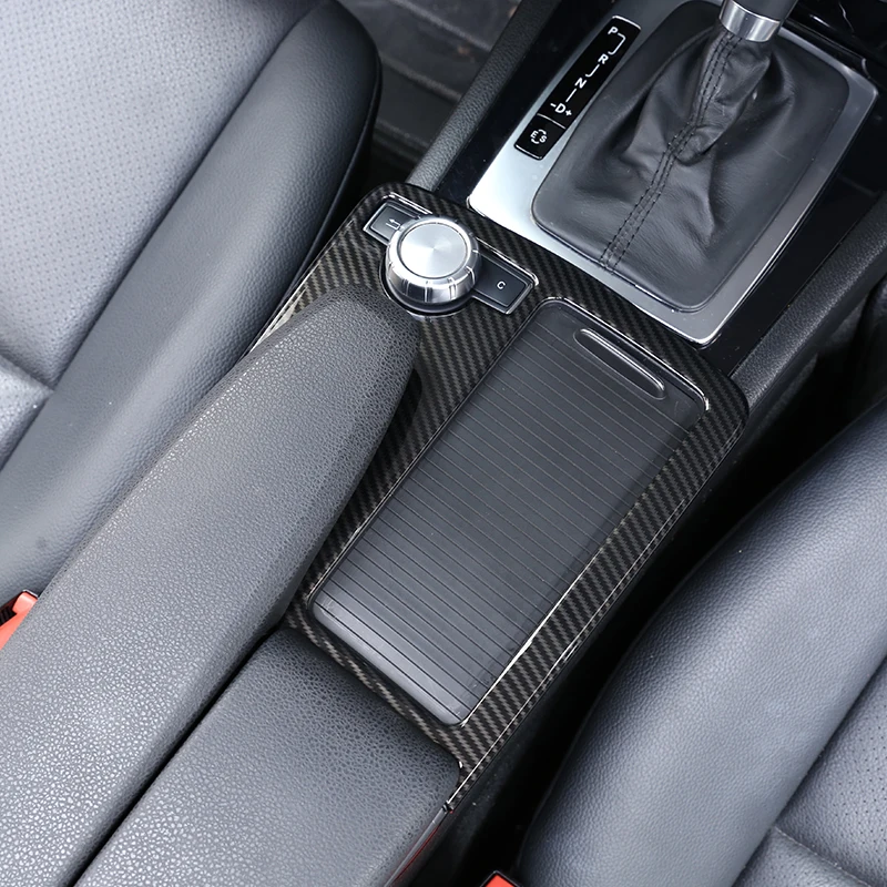 Carbon Fiber Car Interior Decoration Trim Stickers For Mercedes benz C Class W204 C180 C200 2007-2013 Accessories
