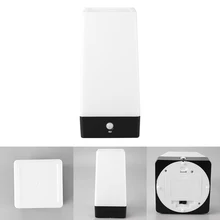 Беспроводной PIR сенсор гостиная Настольная лампа светодиодный ночник прикроватный светильник на батарейках настольная лампа теплый белый датчик удобный