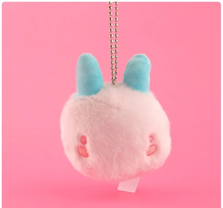 Креативный геометрический Монстр Единорог Kawaii Плюшевые игрушки-подвески мягкие Мультяшные животные мягкая кукла брелок сумка рюкзак Рождественский подарок - Цвет: C