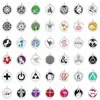 Flower Life 30mm Magnetic Perfume Locket Aromatherapy Locket Essential Oil Diffuser Locket Pendant fit Necklace 5pads 1