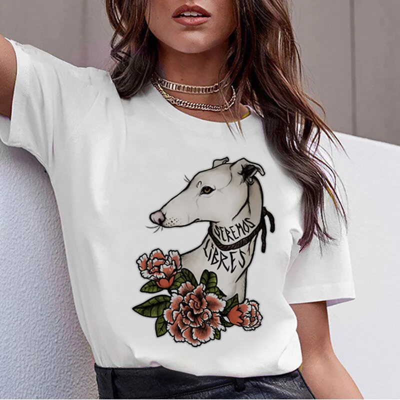 Женская забавная футболка Beagle Border Collie malbluetooth милая белая Greyhound женская с рисунком