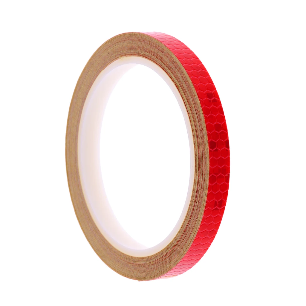 8m Reflective Bike Wheel Rim Stickers Bicycle Cycling MTB Motorcycle Reflector Tape DIY Decals Cycle Bike Bicycle Accessories