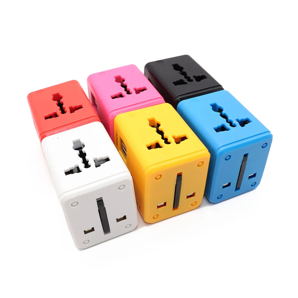 Универсальный дорожный адаптер вилки электроприборов Розетки конвертер US AU UK EU с