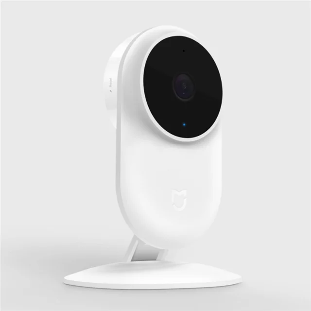 Белый Xiaomi Mijia Smart camera 1080P 2,4 Ghz Двухдиапазонная Wifi 130 широкоугольная камера ночного видения двухсторонняя камера голосовой связи - Цвет: Белый