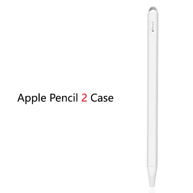 Цветной мягкий силиконовый совместимый для Apple Pencil 2 Чехол совместимый для iPad планшет стилус защитный чехол