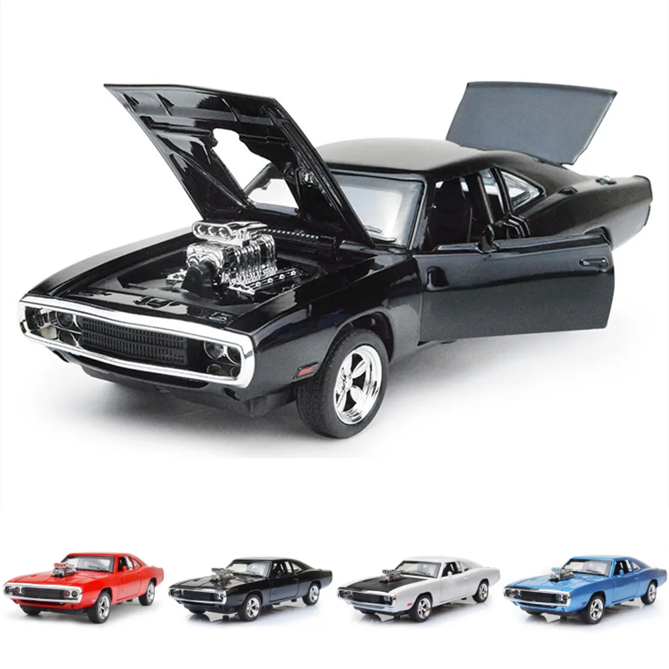 Мини автомобиль 1:32 Dodge Charger модель машины Форсаж из сплава игрушки для детей