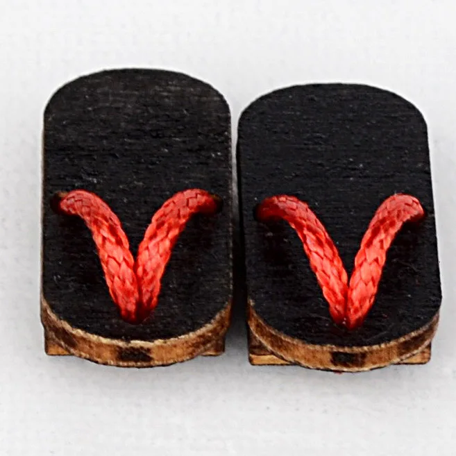 Ob11 shoes kimono matching mini clogs for 1/12 bjd,obitsu 11 wooden shoes Doll Accessories 10