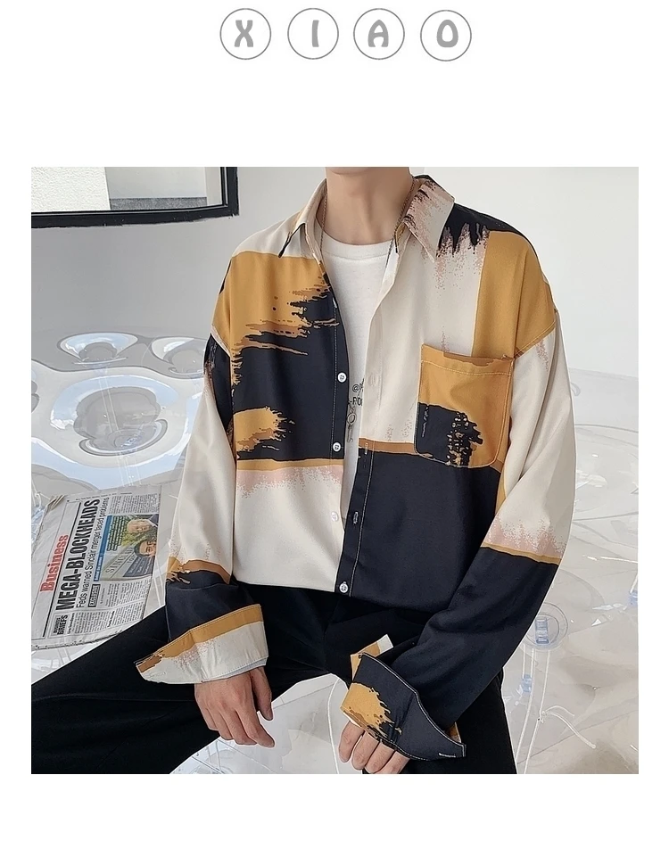 Camisa Masculina стильная нейтральная повседневная пара большого размера в японском стиле рубашка Солнцезащитная одежда мужская рубашка с