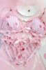Lolita-ensemble soutien-gorge et culotte imprimé fraise pour femmes, ensemble culotte, culotte japonaise, ensemble de sous-vêtements ► Photo 2/2