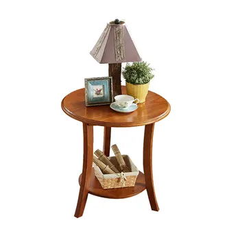 

Nordic small coffee table simple American small square square solid wood living room sofa corner table
