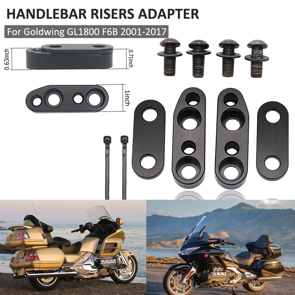 Motorcycle Handle Clamp Adapter Mount Handlebar Riser For Honda Goldwing GL1800
