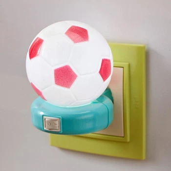 

Plastic night light from the "Football ball" network 8x5.5x5.5 cm