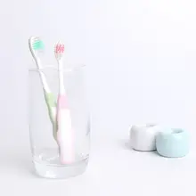 2 шт./компл. детская зубная щетка мягкая щетина Нескользящая ручка для детей обучающий зубной щеткой чистите все вокруг рта От 3 до 6 лет путешествия портативный