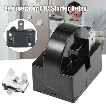 

Refrigerator PTC Starter Relays 15 Ohm 2-Pin Compressor Overload Protector 1/6HP Accessories MDJ998
