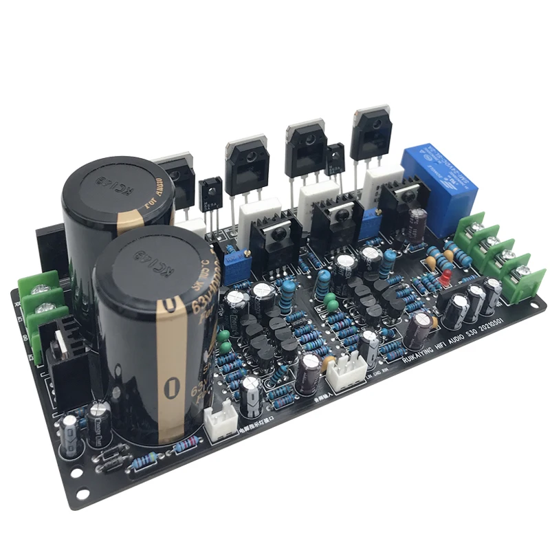

На NJW0281 NJW0302 Tube 150W * 2 стерео 2,0 канальная Плата усилителя звука с защитой звука UPC1237