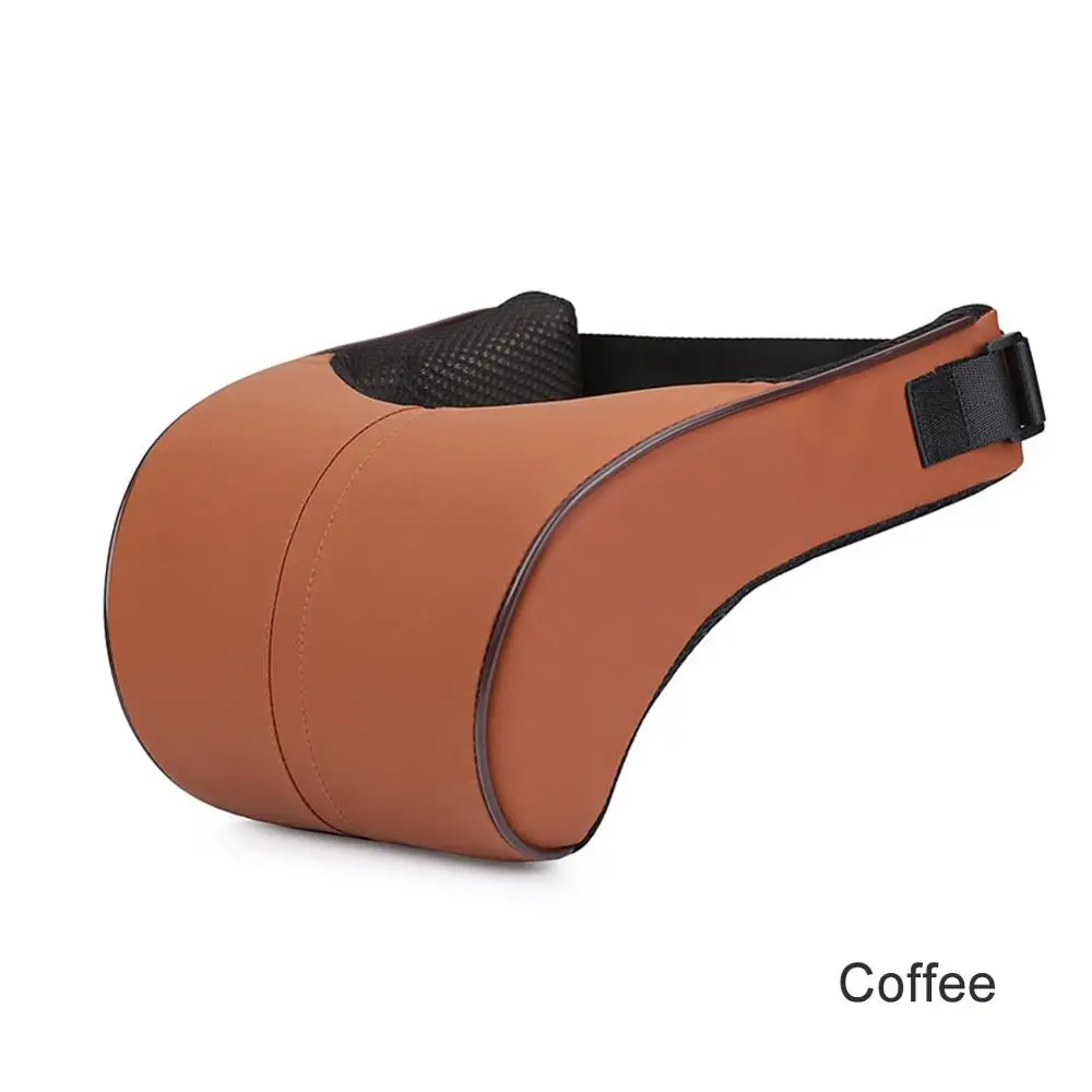 Многоцелевой 4 цвета удобный автомобильный подвесной подголовник подушка для шеи с памятью хлопок поясничная поддержка - Цвет: Coffee
