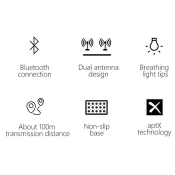 

Wireless Bluetooth Transmitter Receiver LED Display Jack Audio Adapter Audio Adapter 3.5mm RCA 5.0 with Stereo Bluetooth Z7Z7
