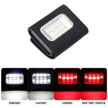 

1 Pc LED Safety Lights Pocket Clip On Multifunction Hands-Free Lamp For Hiking