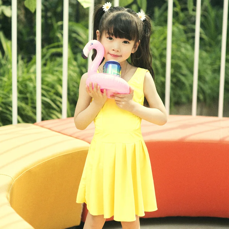 

Bathing Suit GIRL'S Swimsuit Cute Large Children South Korea Students Dress-Triangular Tour Bathing Suit